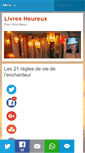 Mobile Screenshot of livresheureux.com